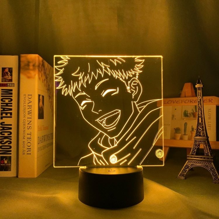Lampe LED 3D Yuji Itadori | Jujutsu Kaisen 16 couleurs Official Jujutsu Kaisen Merch