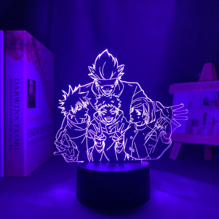 Lampe LED 3D Satoru Gojo Equipe | Jujutsu Kaisen 7 couleurs Official Jujutsu Kaisen Merch