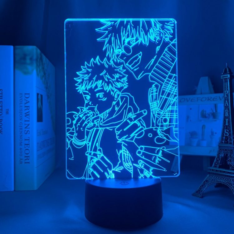 Lampe LED 3D Satoru Gojo - Yuji Itadori | Jujutsu Kaisen 16 couleurs Official Jujutsu Kaisen Merch
