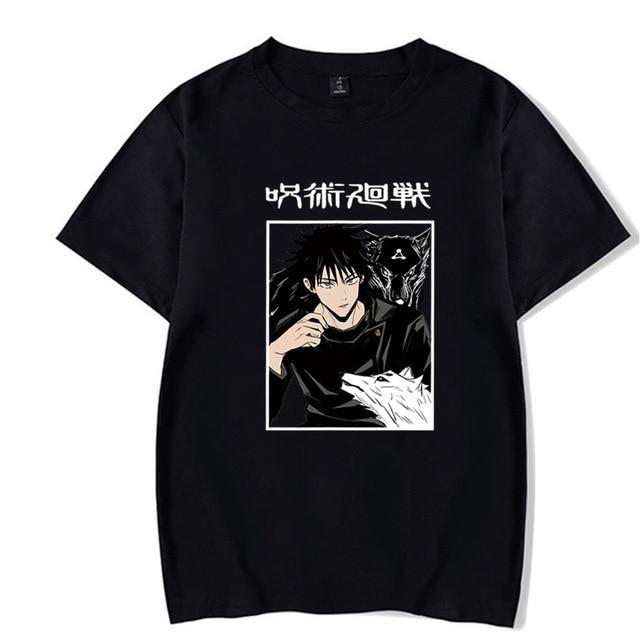 T-shirt Megumi Fushiguro | Jujutsu Kaisen Noir / 4XL Official Jujutsu Kaisen Merch