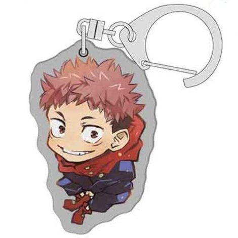 Yuji Itadori Kawaii Keychain | Jujutsu kaisen - Jujutsu Kaisen Store