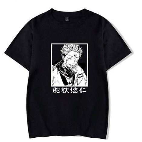 T-shirt Sukuna Fun | Jujutsu Kaisen Noir / 4XL Official Jujutsu Kaisen Merch