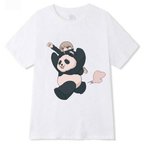 T-shirt Panda - Toge Inumaki | Jujutsu Kaisen Gris / 4XL Official Jujutsu Kaisen Merch