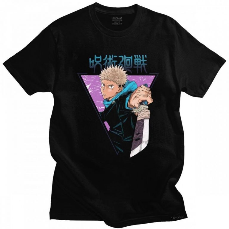 Classic Jujutsu Kaisen T-shirt - Anime Manga Printed T-shirt - Jujutsu ...